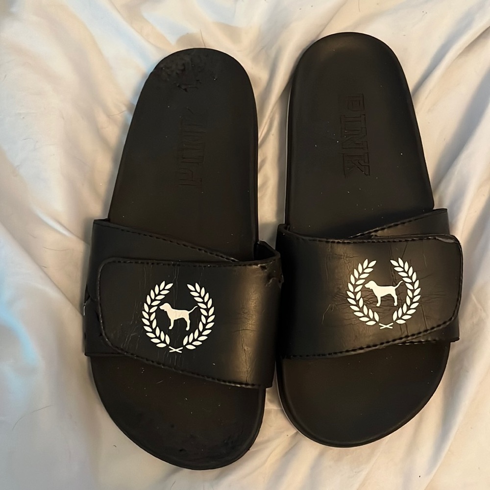 Black slides from pink